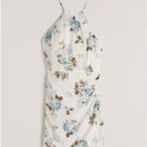 Floral Halter Neck Dress